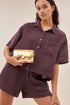 By-Bar mara linen blouse plum
